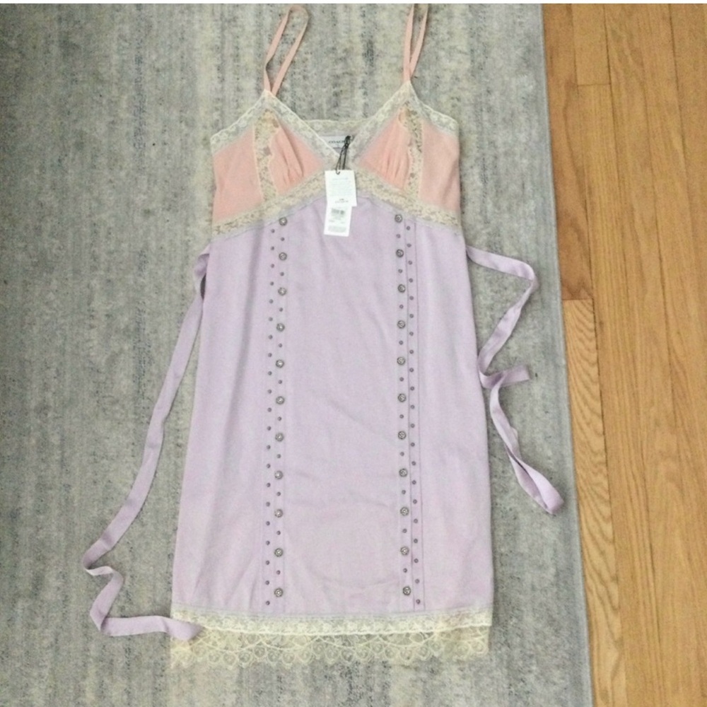 Coach Rivets Slip Dress